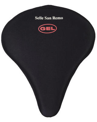 Potah sedla gelový, Selle San Remo, širší,citybike