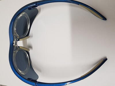 Brýle cyklistické modré, s dioptrickou vložk.- AGC - 2