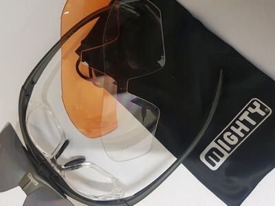 Brýle MIGHTY dioptrické, obal+ náhr.sklo, antracit - 2