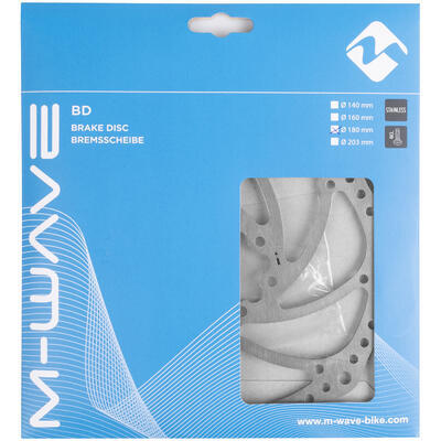 Kotouč brzdové čelisti diskové- 180mm, M-Wave - 2