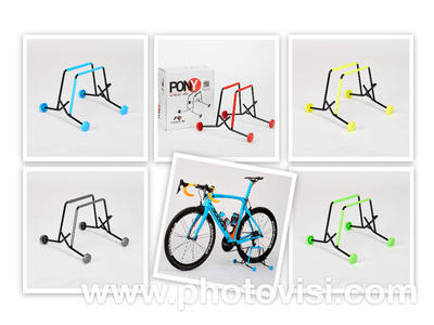 Support bike PONY, dekorativní stojan-černý, Support bike PONY, dekorativní stojan-černý - 2